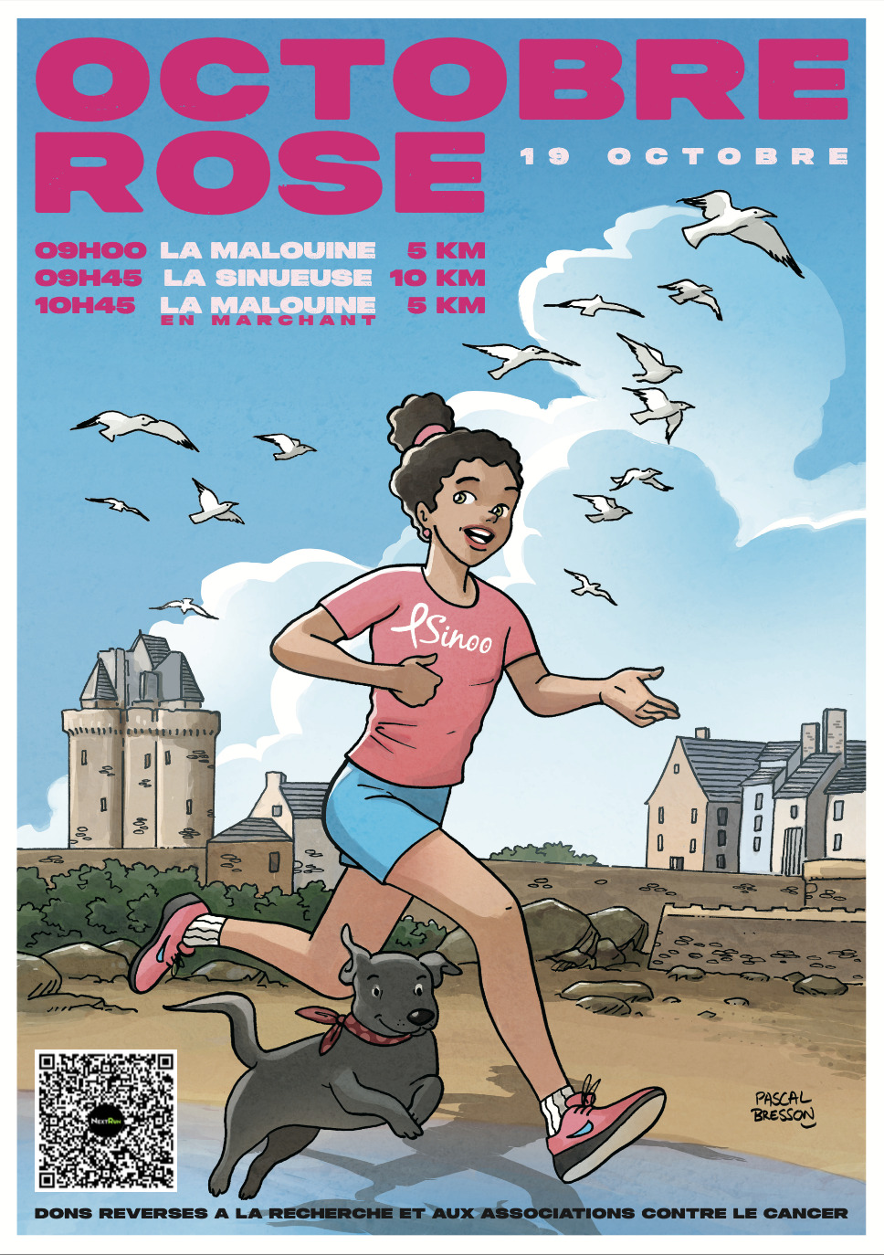 affiche octobre rose 2025